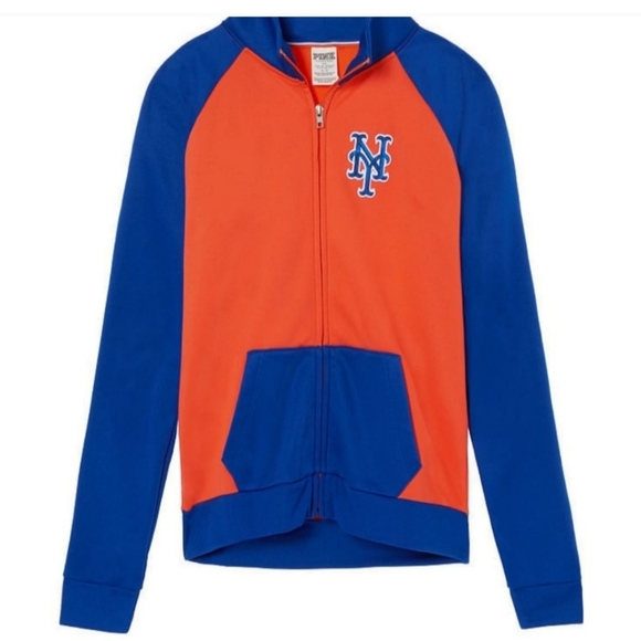 PINK Victoria Secret New York Mets Full Zip Jacket - Picture 4 of 5